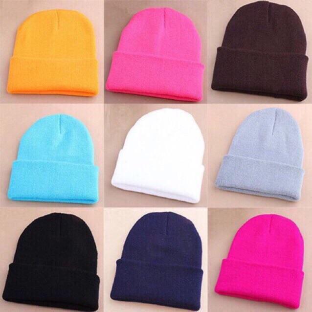 Mũ Len Beanie Nhiều Màu