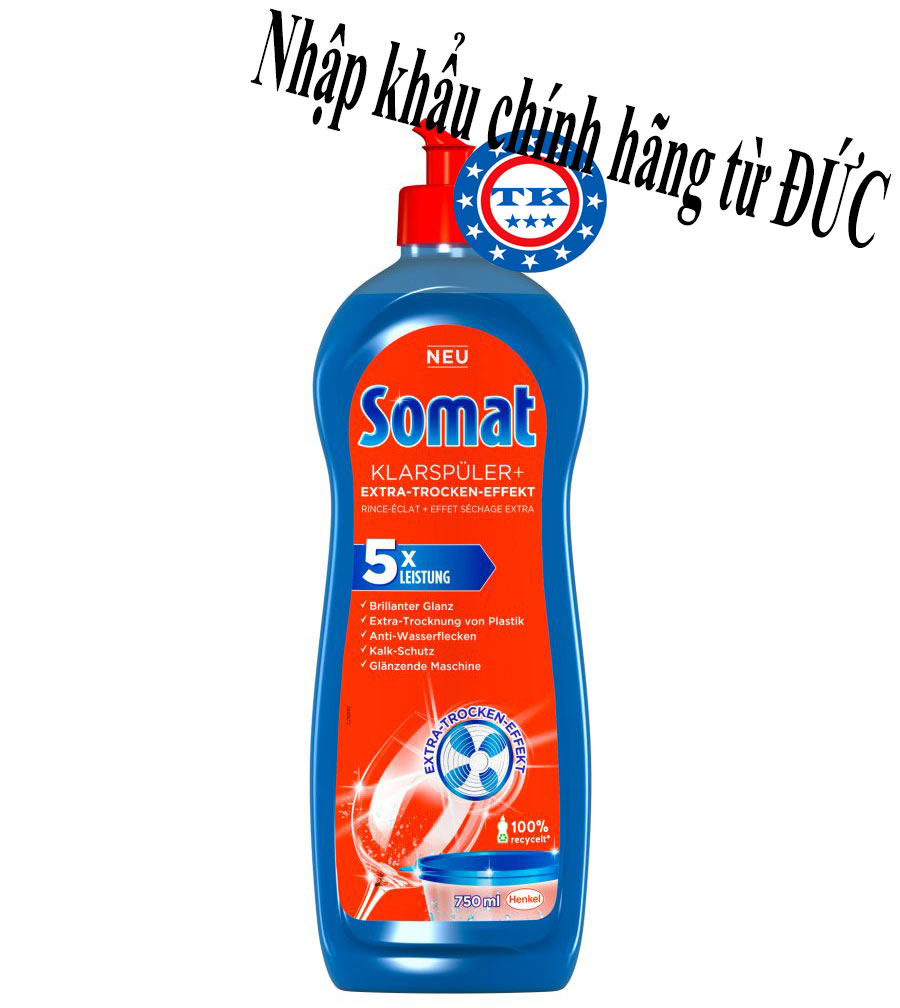 HCMNước Rửa Ly - Bát Làm Bóng Somat 750ml - Đức