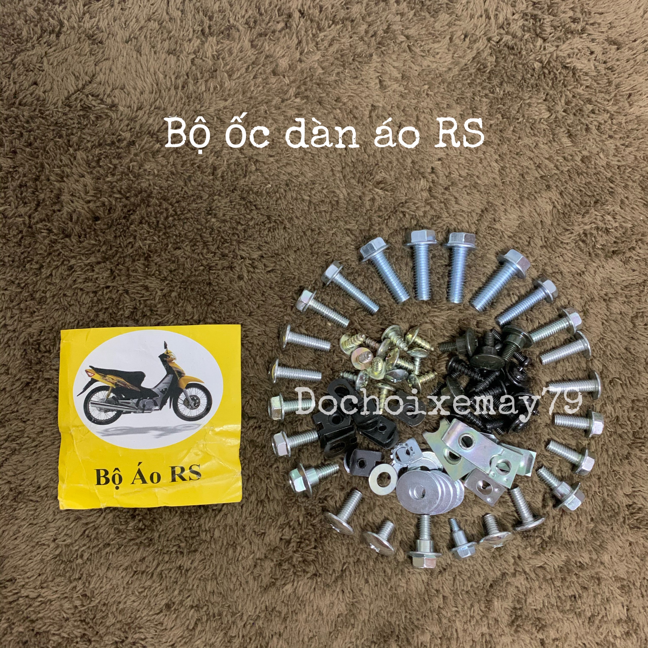 Bộ ốc dàn áo xe Wave Rs , Wave A , Wave S100