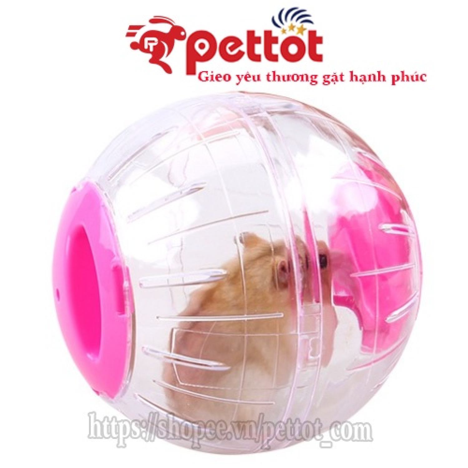 Bóng chạy Hamster chất liệu nhựa cao cấp đẹp