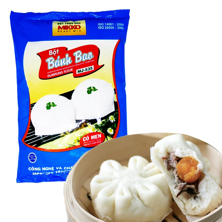 Bột bánh bao miko gói 400g/ bột bánh bao trộn sẵn miko 400g hàng siêu ngon dễ làm