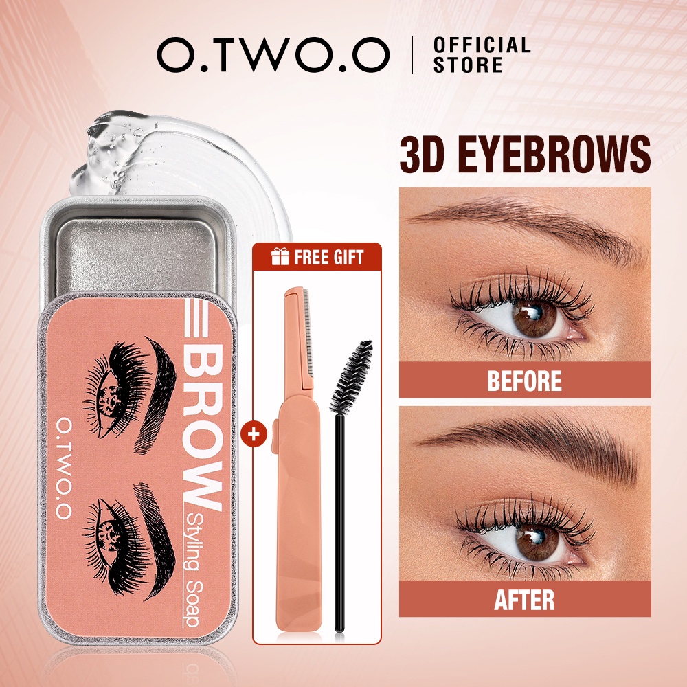 Sáp gel tạo kiểu lông mày 3d o.two.o chống thấm nước 30g