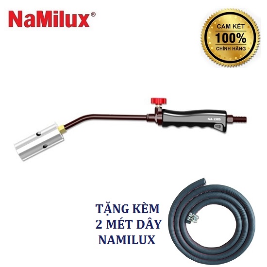 BỘ ĐÈN KHÒ GAS CÔNG NGHIỆP NAMILUX NA-198S + 2 MÉT DÂY NAMILUX -  XÀI BÌNH GAS 12 KG ( SẢN PHẨM HỢP TÁC XUẤT KHẨU ASAHI SEISAKUSHO - JAPAN )