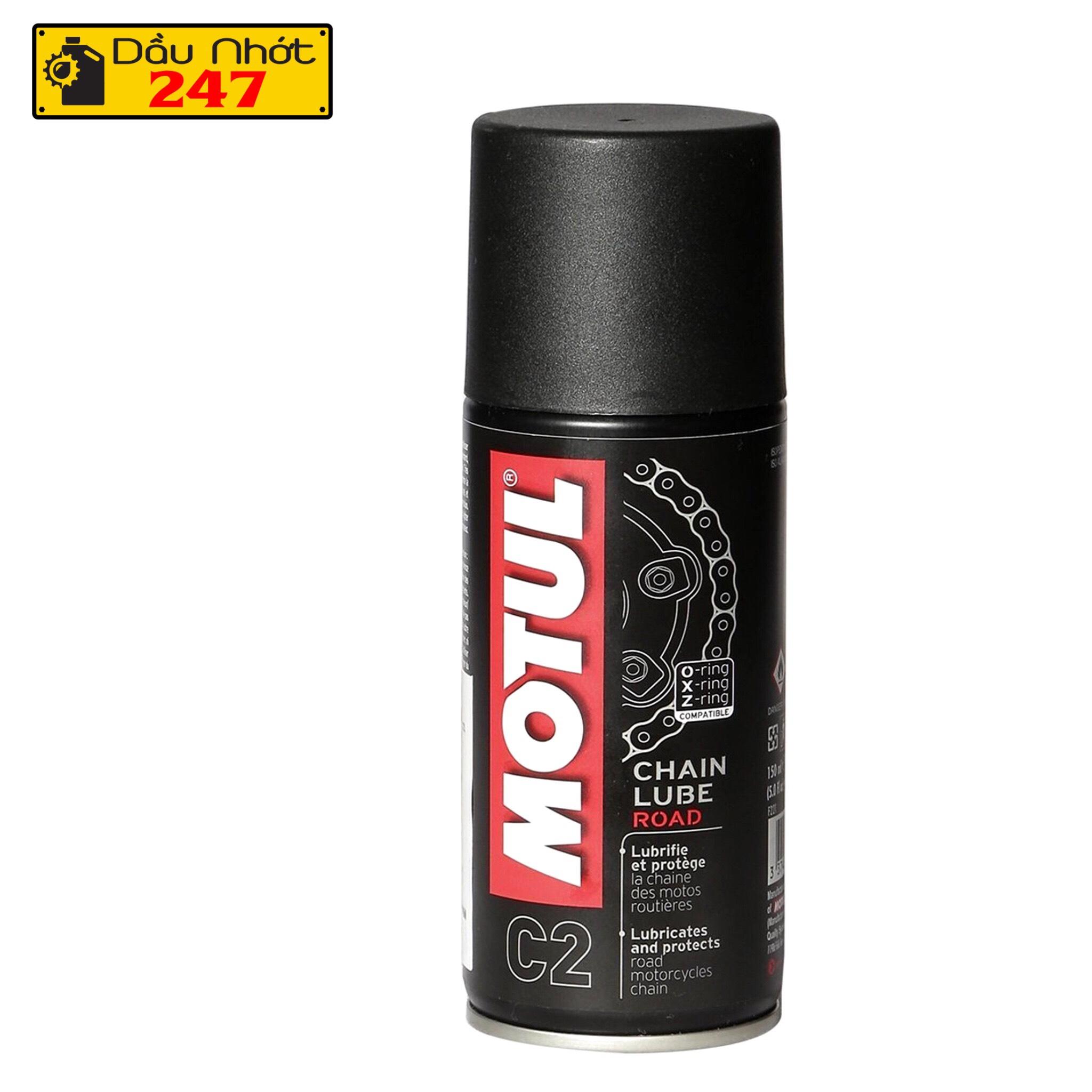 Chai xịt dưỡng sên - xích Motul C2 Chain Lube Road