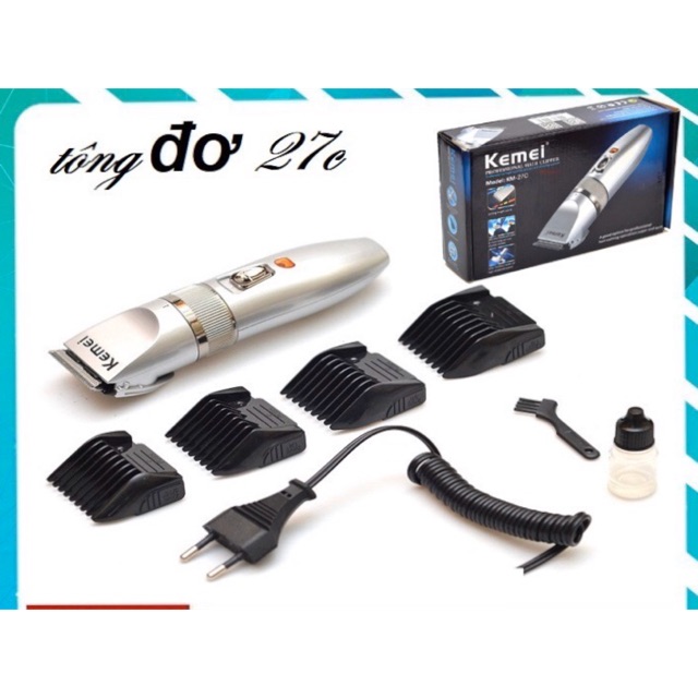 Tông đơ cắt tóc gia đình Kemei 27c