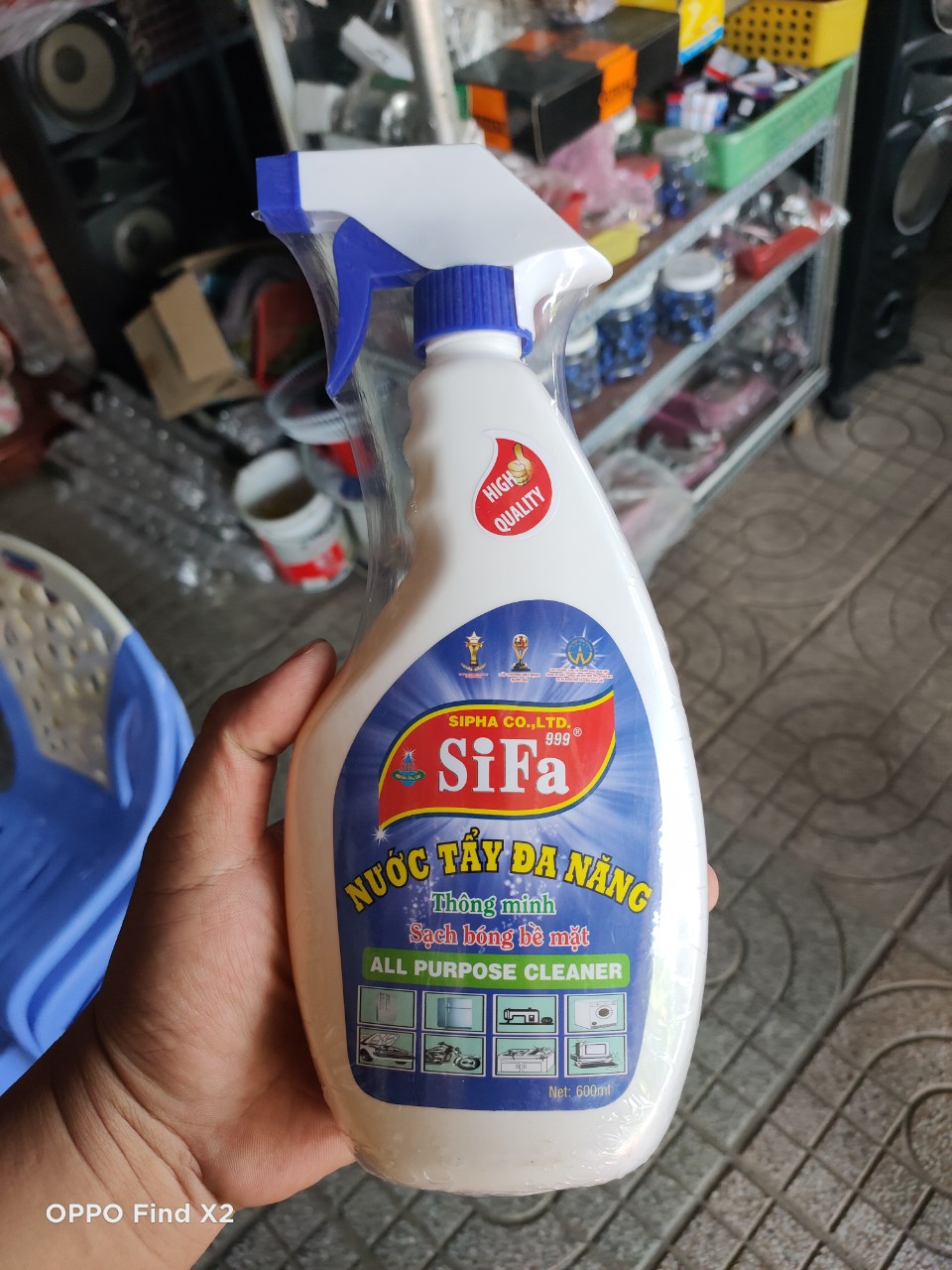 Nước tẩy đa năng thông minh Sifa loại 600ml