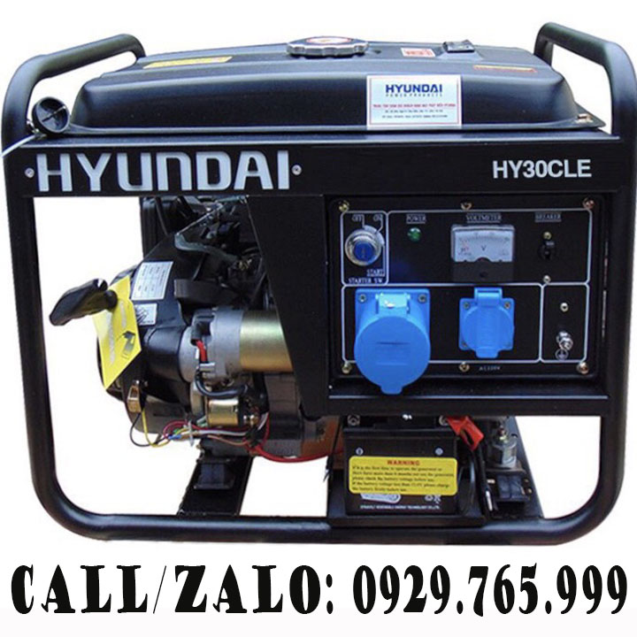 Máy Phát Điện Hyundai Chạy Xăng 2.5KVA-2.8KVA HY30CLE