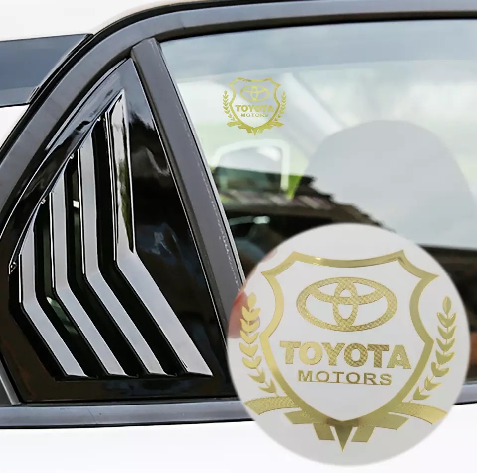 [HCM]Bộ 2 Logo Decal 3D dán xe ô tô (Toy)