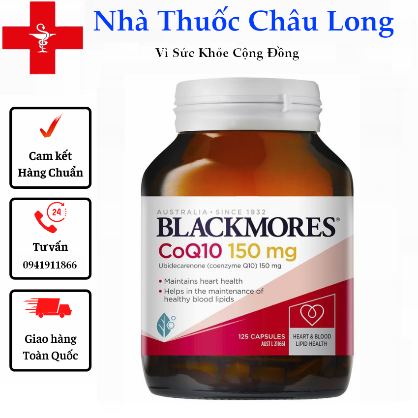 Bổ tim Blackmores CoQ10 150mg lọ 30 viên-bổ tim , ổn định nhịp tim