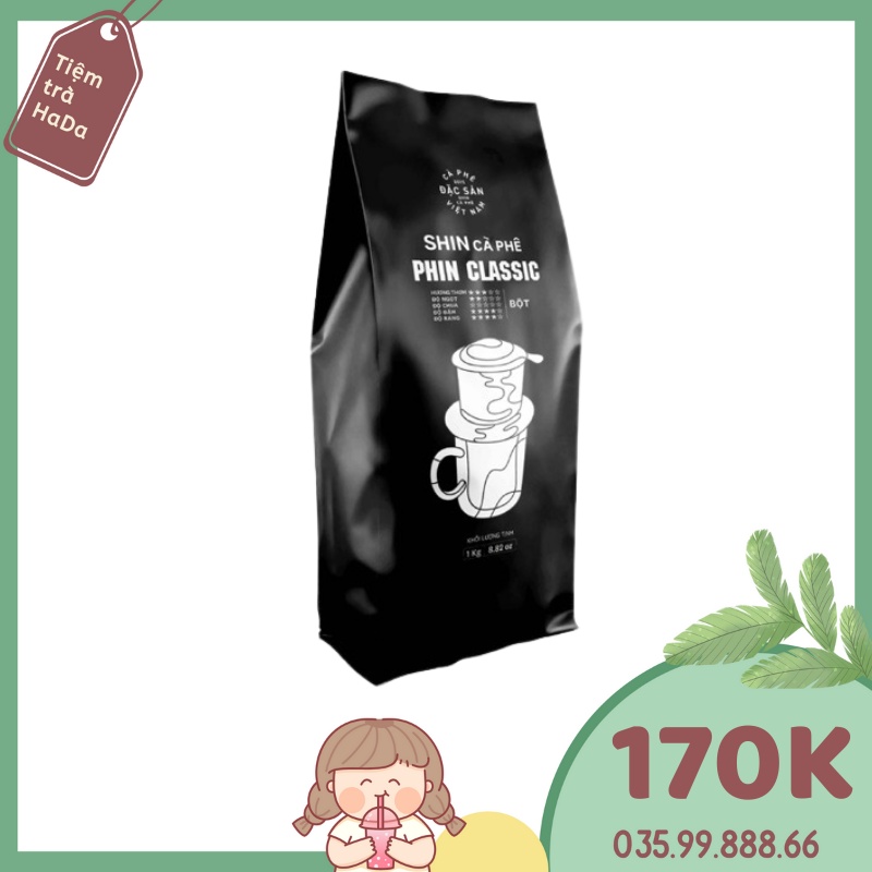 Shin Cafe classic 1kg pha phin cà phê