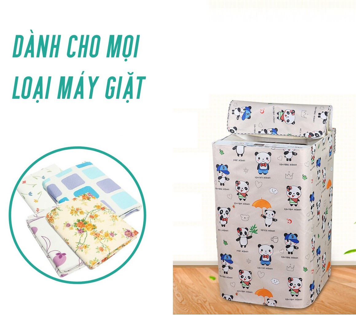Vỏ bọc máy giặt usa cửa trên, áo trùm máy giặt cửa trên chống mưa chống nắng - bọc bảo vệ máy giặt - áo bọc dưới 10kg