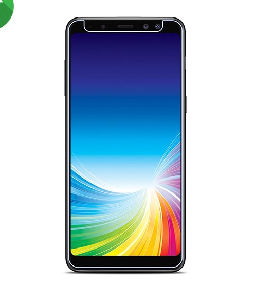 Kính cường lực trong suốt Samsung Galaxy A6 Plus / A6+ (Trắng)