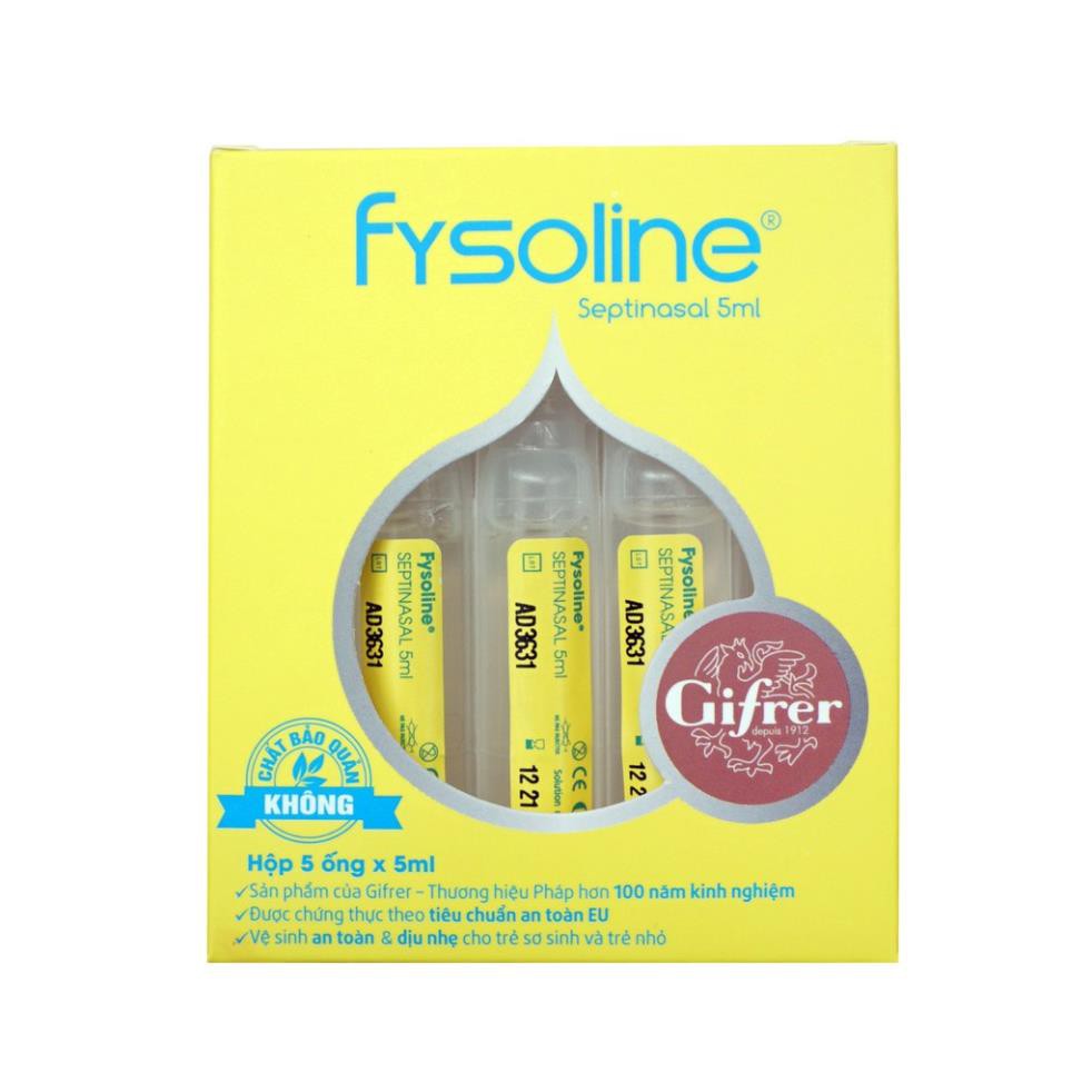 Fysoline- Nước muối sinh lý Kháng khuẩn Pháp