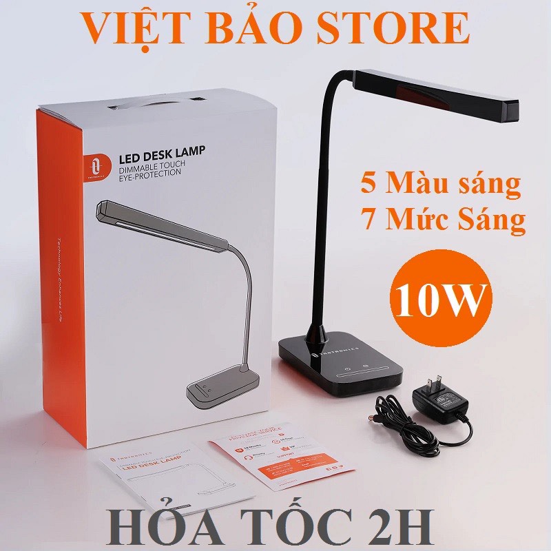 Đèn học chống cận Taotronics TT-DL062 10W đèn led điều khiển cảm ứng 5 màu sáng 7 mức sáng