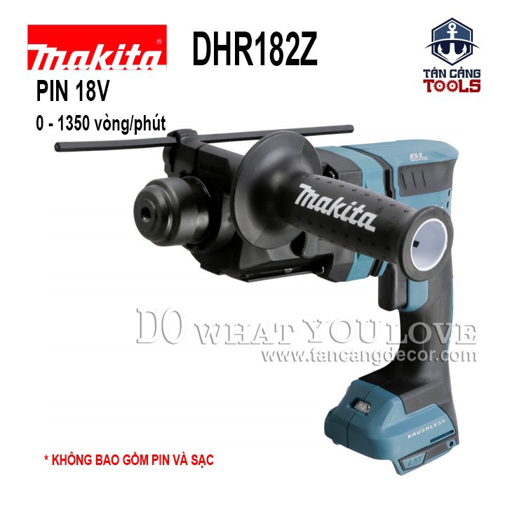 Máy khoan động lực dùng pin makita 18v dhr182z