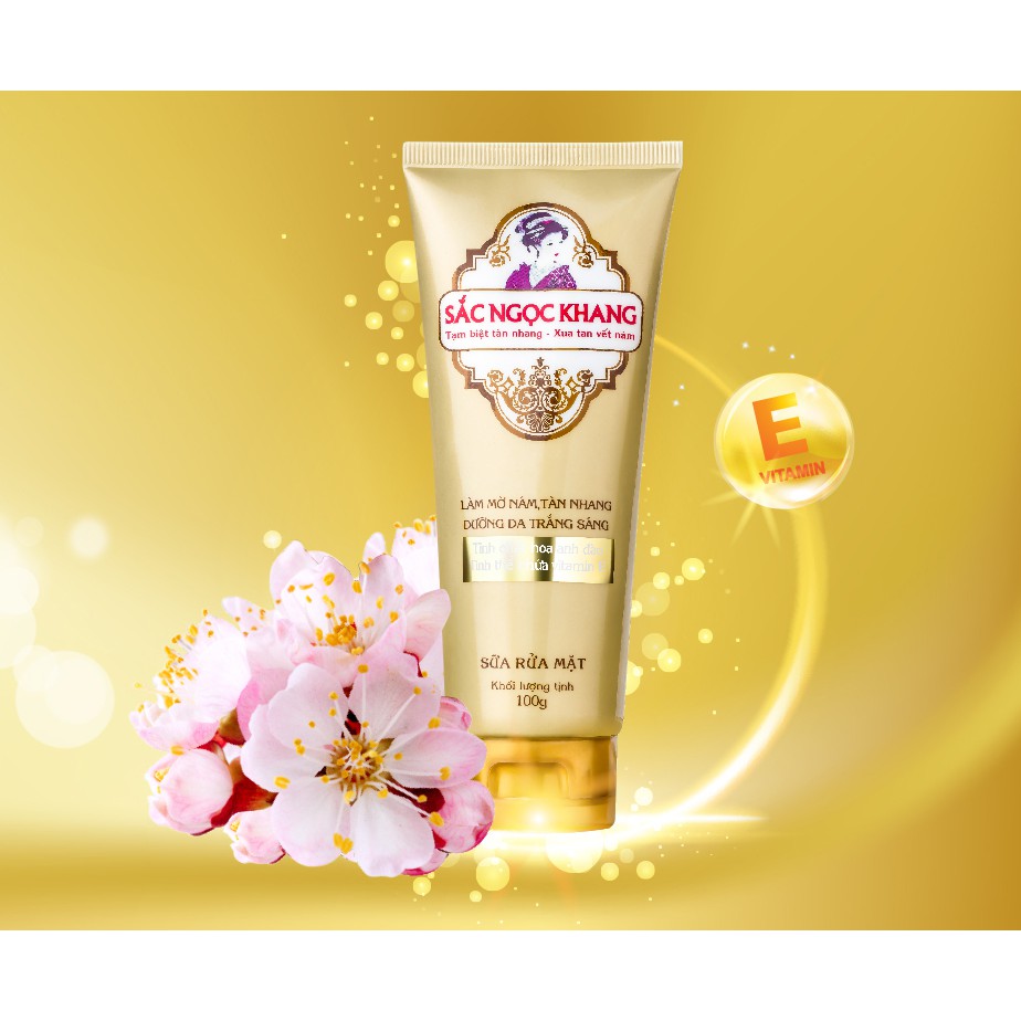 Sữa rửa mặt sắc ngọc khang 100g