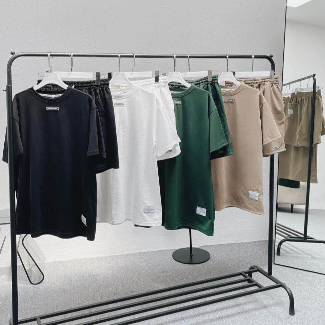 Bộ đồ áo tay ngắn yellow flicker simple unisex