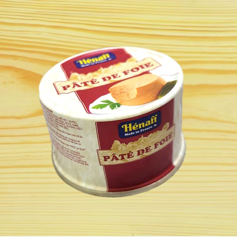HENAFF [hộp ĐỎ 130g] PA TÊ GAN HEO PHÁP Pâté De Foie