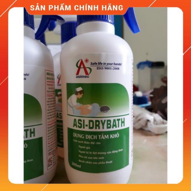 Dung dich tắm khô và gội khô asi drybath