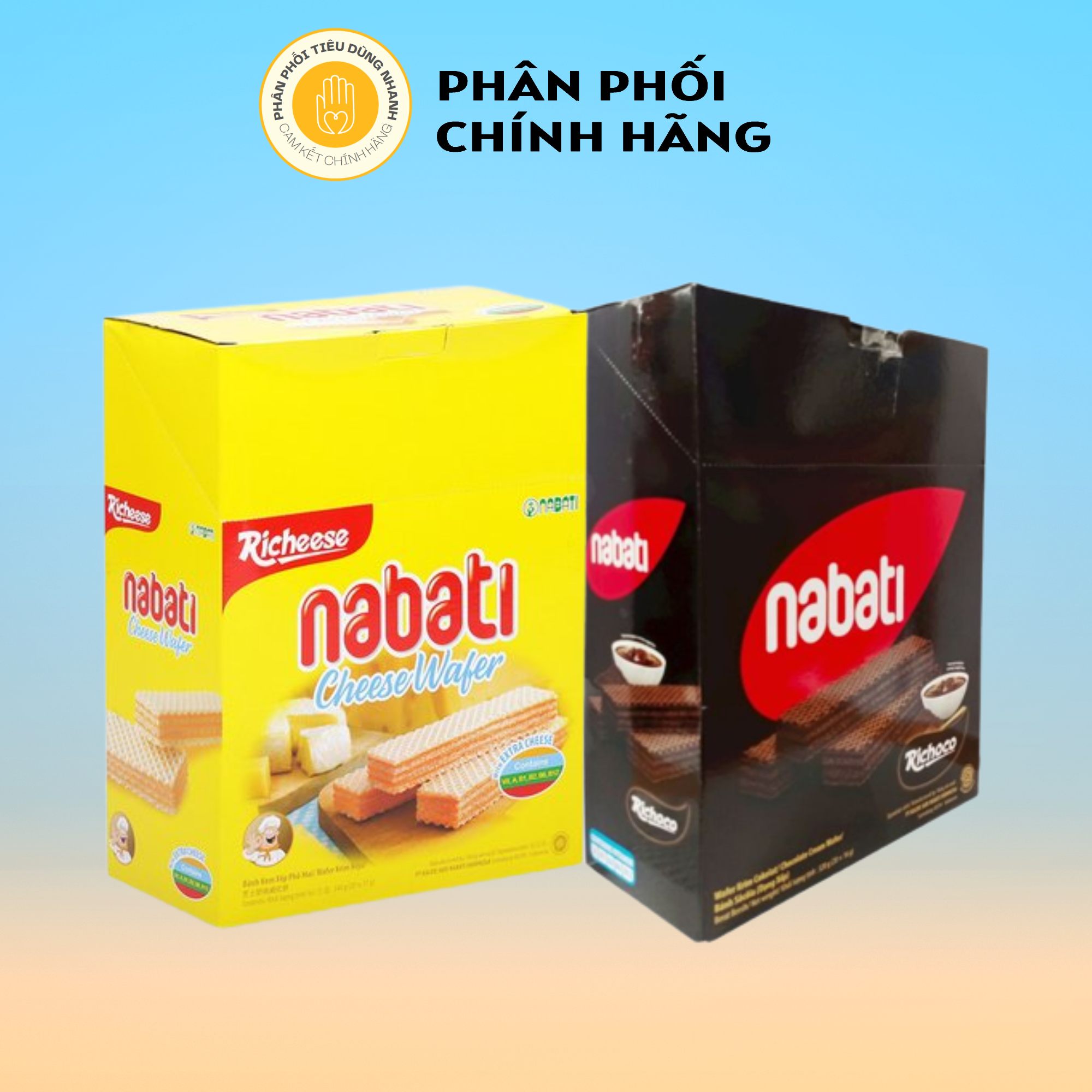 Hộp 20 Bánh Xốp Nabati 16g/Bánh