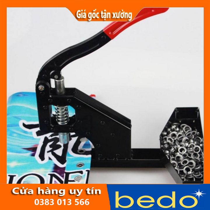 Máy dập khuy bạt BEDO-máy đục ore-đóng khoen lỗ bạt