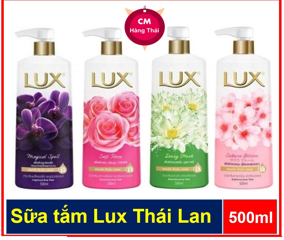[HCM](CHỌN MÙI) Chai Sữa Tắm Lux Thái Lan 500ml -Chính Hãng Thái Lan