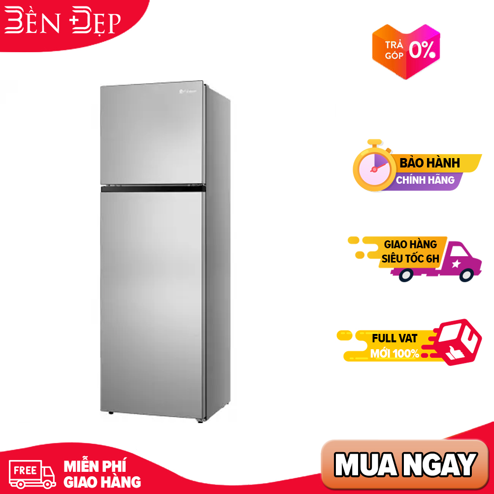 Tủ lạnh casper rt-275vg 261 lít inverter màu xám