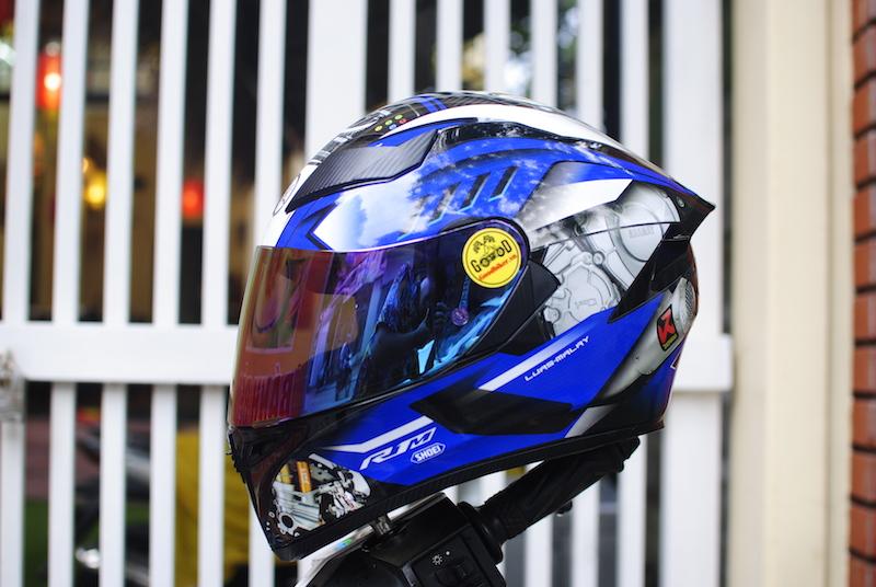 Mũ Royal M138b lên tem Yamaha Xanh GP