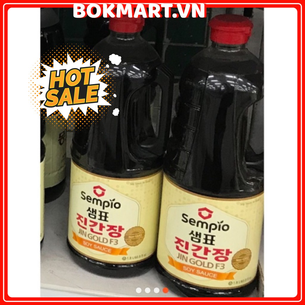 NƯỚC TƯƠNG , XÌ DẦU HÀN QUỐC 1.8L(Sempio 501 yangcho)