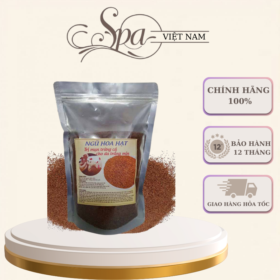 Ngũ hoa hạt nhỏ hạt to, gói 500g 1000g | mặt nạ bột ngũ hoa nguyên chất hàng nhập khẩu