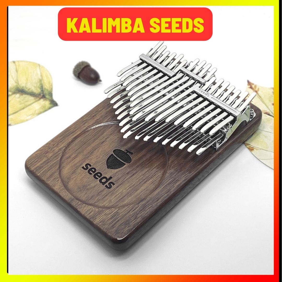 Đàn kalimba cao cấp seeds 41 phím, 34 phím, 24 phím, 17 phím gỗ óc chó cực chất lượng đầy đủ phụ kiện âm thanh cực hay