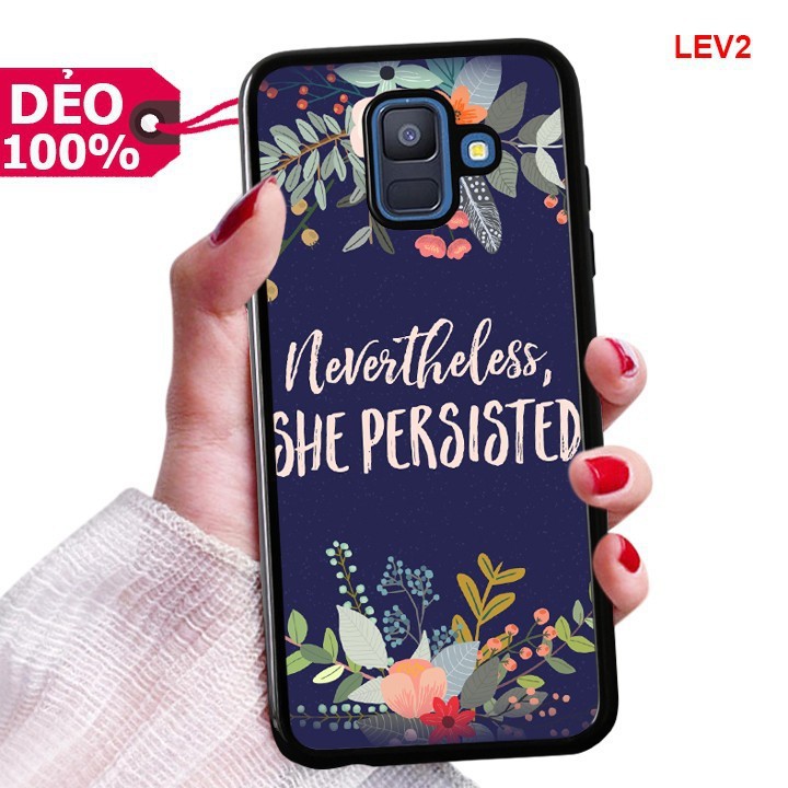 Ốp lựa nhựa sam sung a6 2018 tpu dẻo in quote độc đáo