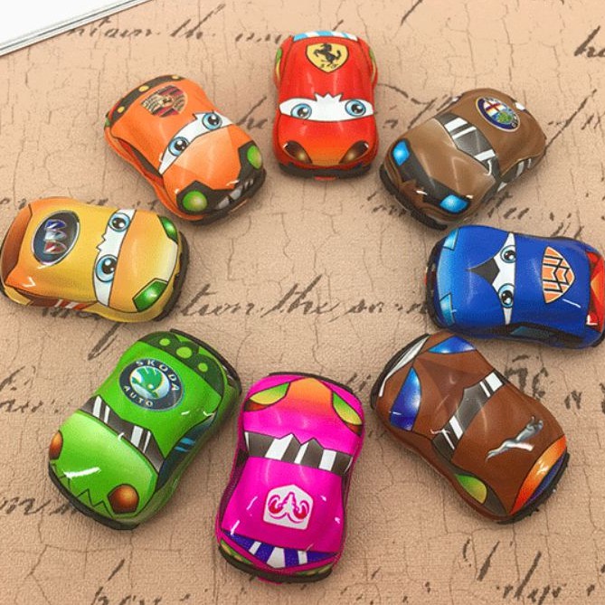 Sét 5 Chiếc oto Đồ Chơi Bánh Đà Vui Nhộn