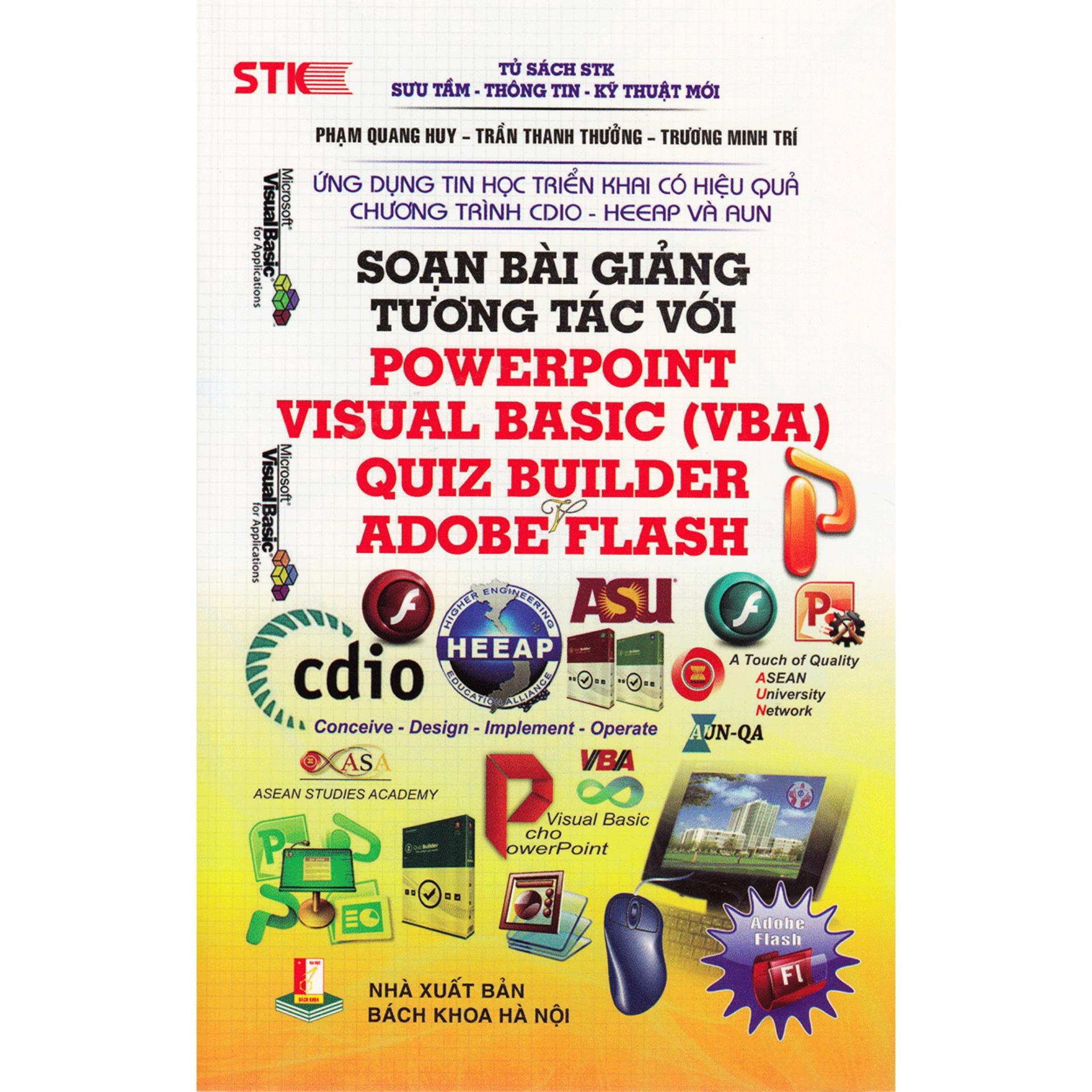 Soạn Bài Giảng Tương Tác Với PowerPoint Visual Basic Quiz Builder Adobe Flash