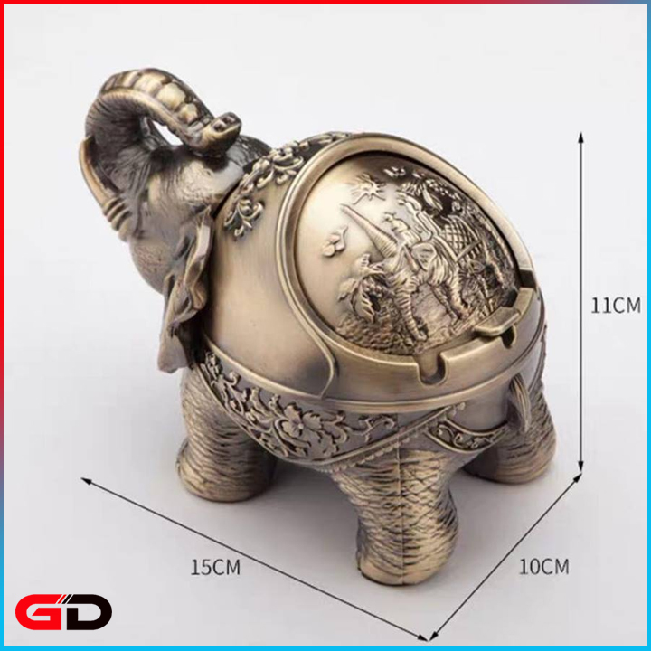 Gạt tàn - Gạt tàn thuốc lá - Gạt tàn thuốc lá hình voi đồng