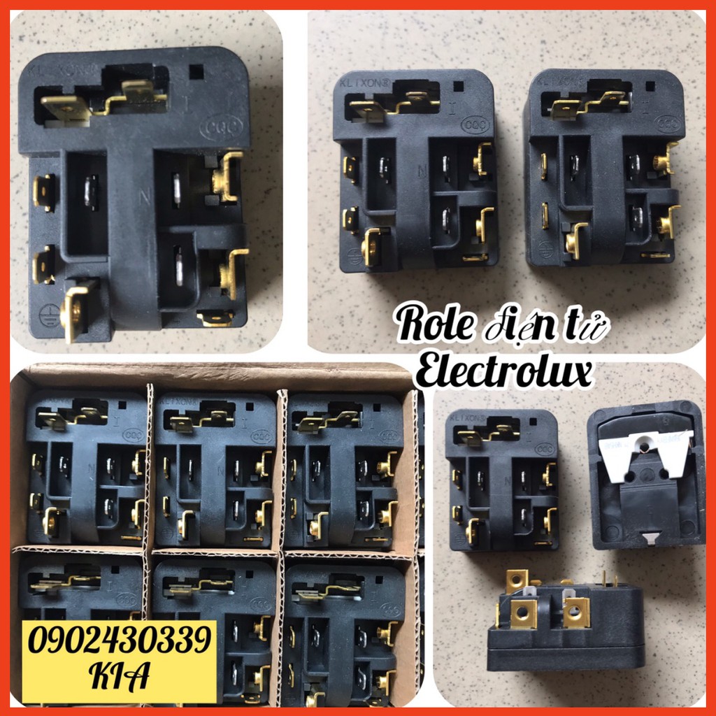 Bộ rơ le khởi đông tủ lạnh Electrolux