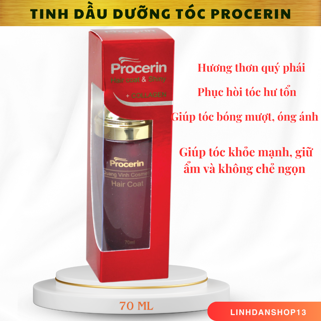 Tinh Dầu Bóng Dưỡng Tóc Procerin Collagen 70ml