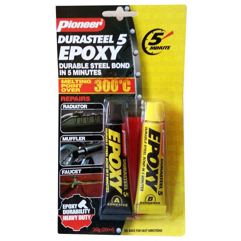 Keo dán kính, nhựa, thủy tinh, kim loại xịn Pioneer Durasteel Five Minute Epoxy