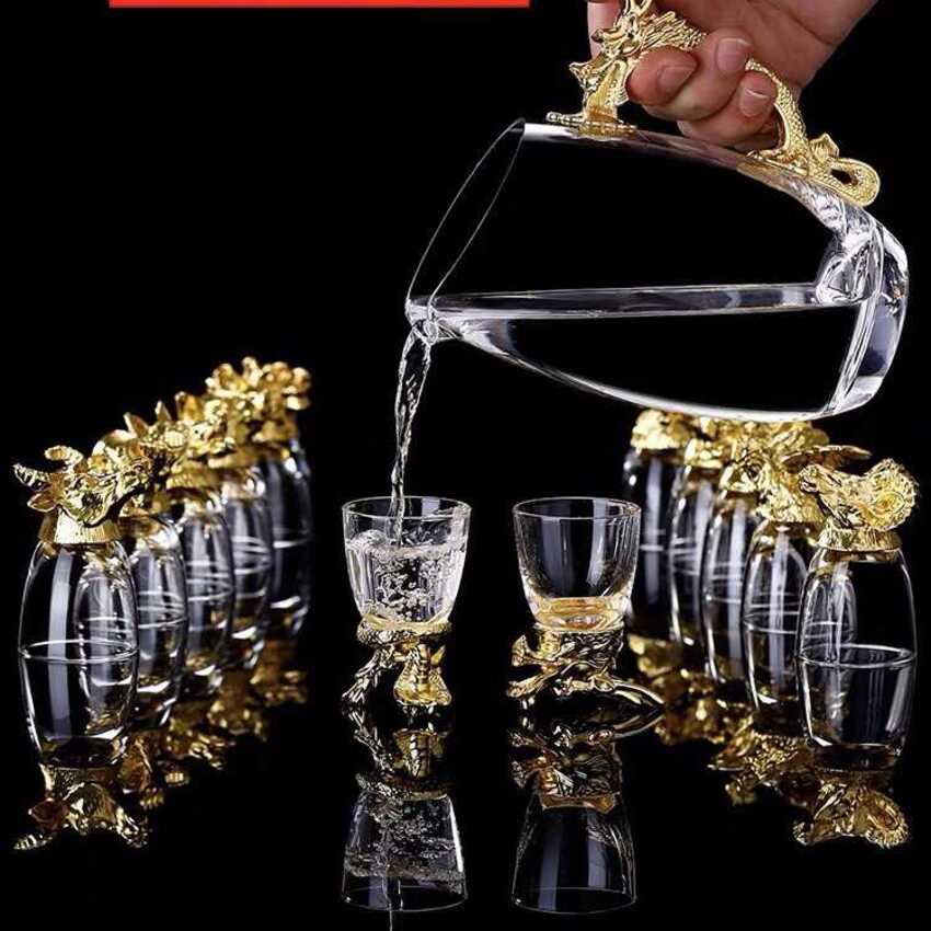 Bộ Ly Uống Rượu 12 Con Giáp cao cấp mạ vàng 18k – Bộ Ly Rượu Đẹp - Ly Uống Rượu Đẹp