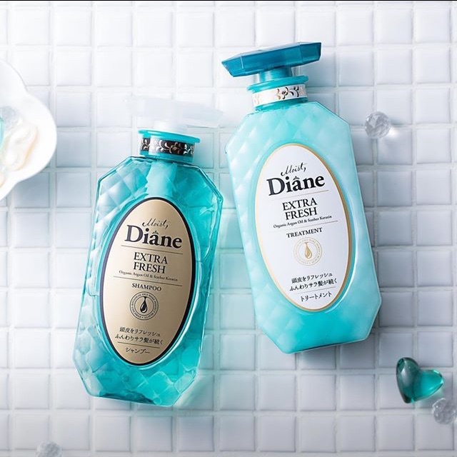 MOIST DIANE XANH - KIỂM SOÁT DẦU, GÀU ( Gội, xả) 450 ml