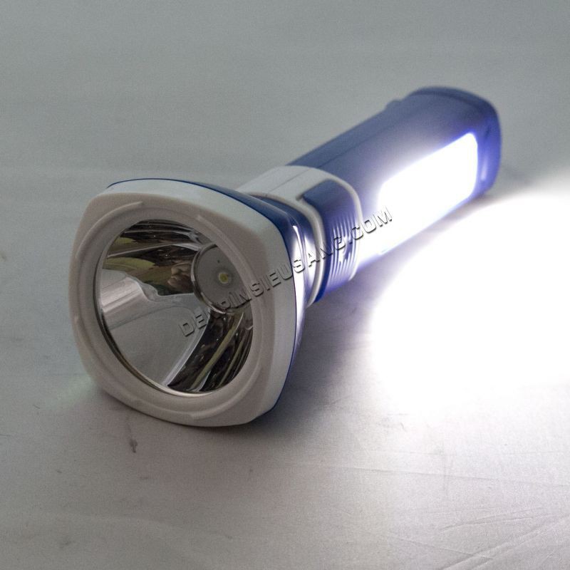 [HCM]Đèn pin LED sạc điện đa năng siêu sáng  KN-2122 CAO CẤP