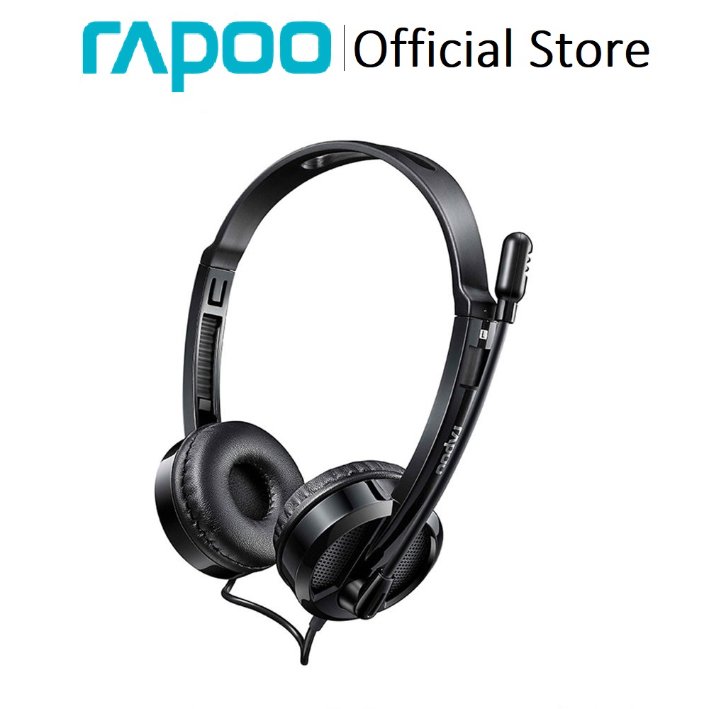 Tai nghe rapoo chụp tai h120 cổng cắm usb on-ear - usb stereo - bảo hành 1 năm