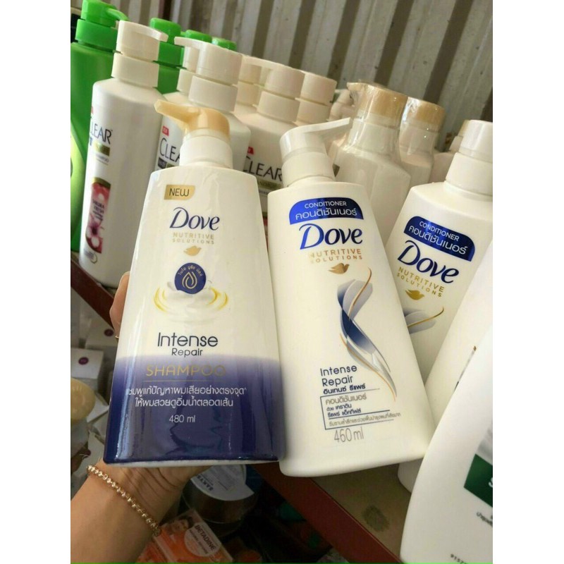 Bộ Đôi 2 Chai Gội+ Xả Dove Thái Lan Siêu Thơm Mềm Mượt