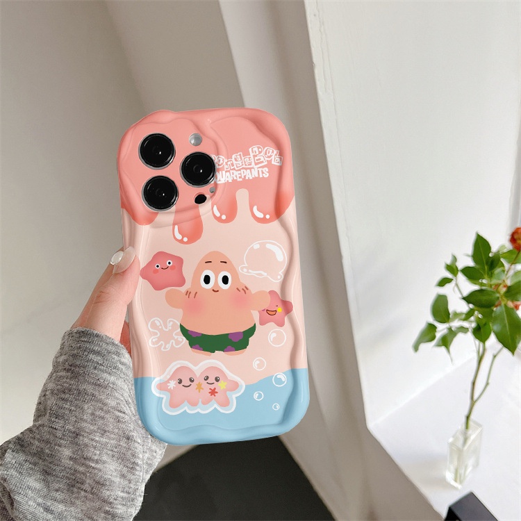 Ốp lưng iρhone cạnh sóng bọt biển sao 6/6splus/7/7plus/8/8plus/x/xs/11/12/13/14/pro/max/plus/promax - Awifi B3-2