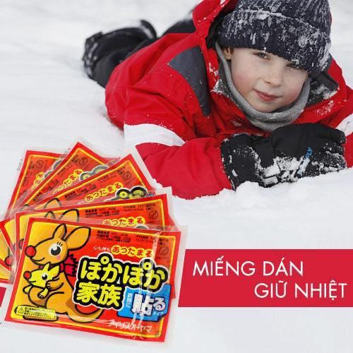 Combo 10 miếng dán nóng giữ nhiệt toàn thân Kanguru