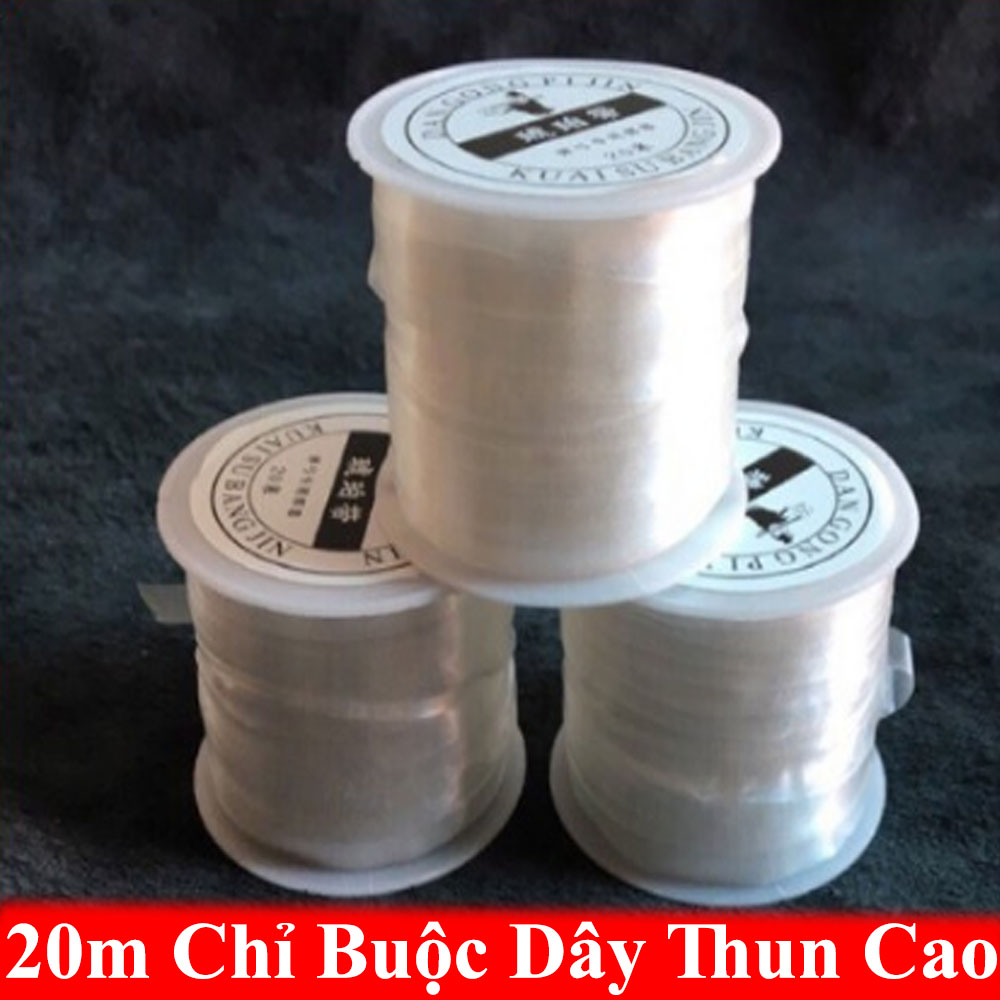 20m Chỉ,Dây Buộc dây Thun Cao Su Chuyên Dụng