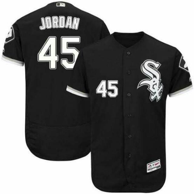 Top-quality Men s White Sox 45 MLB Baseball Shirt Black Jerseys