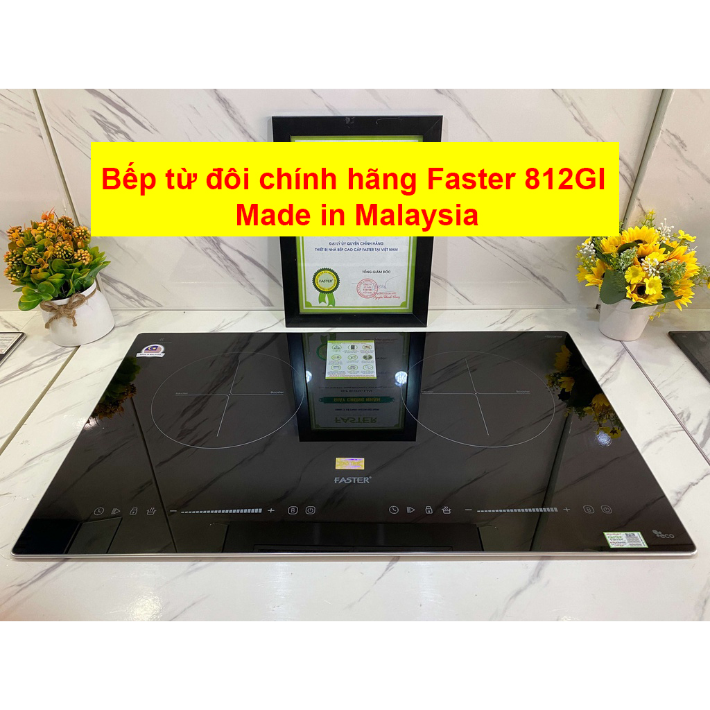 Bếp từ đôi faster fs 812gi, bếp từ âm faster fs 888t, tích full chức năng - công nghệ, nhập khẩu nguyên chiếc malaysia.