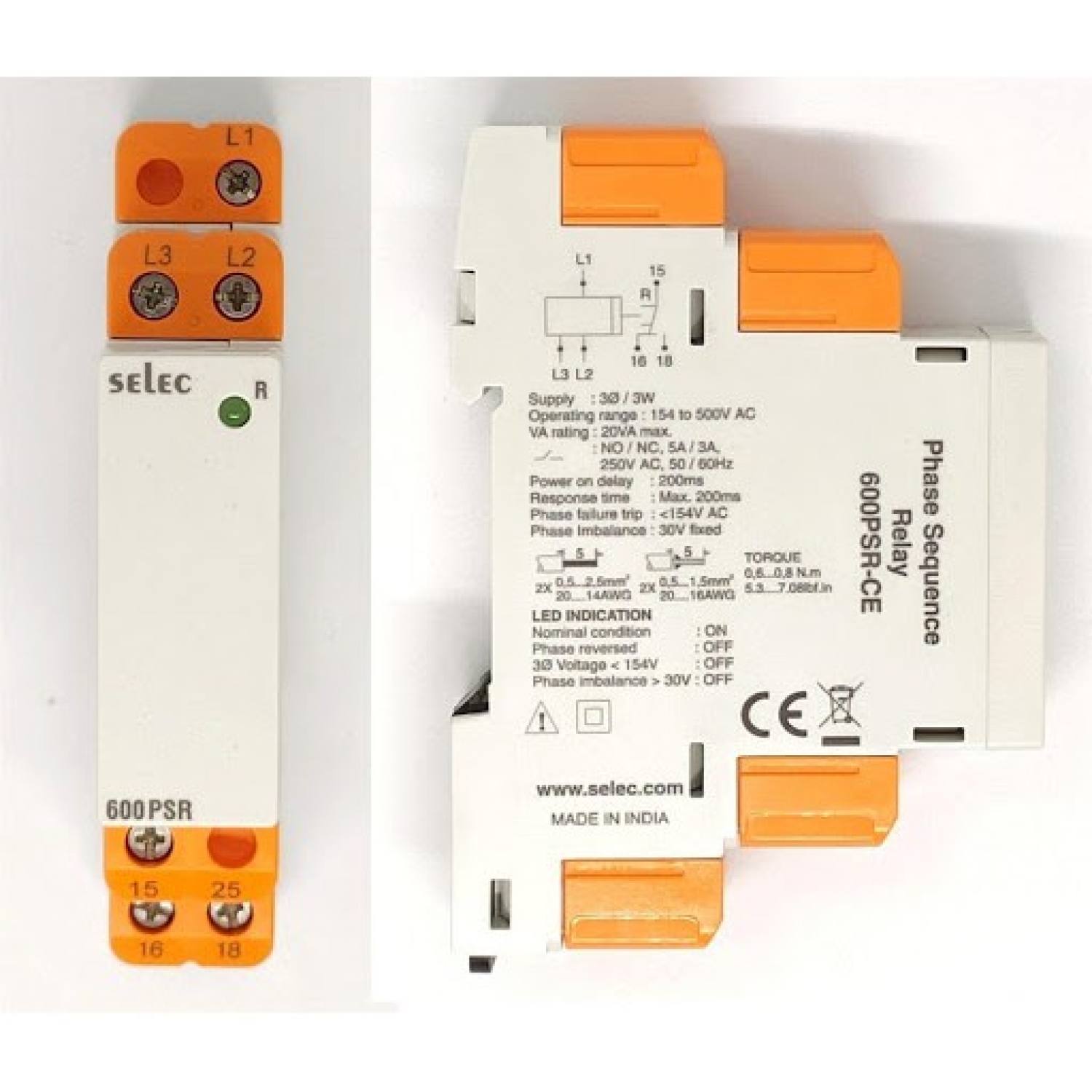 Bảo vệ pha selec 600psr