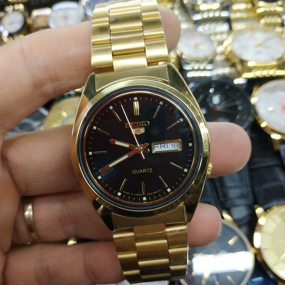 Đồng Hồ Nam Seiko Siêu bền Pin S5 Chịu nước